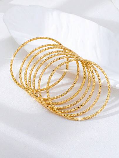 1pc/3pcs/5pcs/7pcs 304 Stainless Steel Carved Women's Bracelet, Suitable For Gifts, Parties And Daily Wear