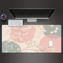 1 Minimalist Bohemian Gaming Mouse Pad / Desk Mat – Suitable For Gamers, Office, And Home Use (Remote Work, Desktop Mat, Keyboard & Laptop Pad, Practical Desk Accessory) - Mouse Pad - View 7