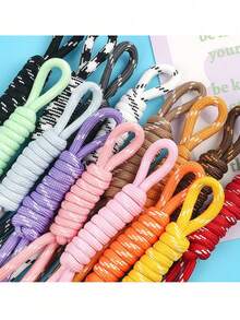 6/12/30/50/100pcs Handmade Women's Keychain Pendant Set, Colorful Fashion Nylon Rope Bag Charm Phone Chain Woven Knot Decoration - Multicolor - View 7