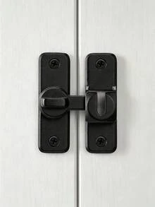 90/180 Degree Non-Perforated Flip Door Lock, Protective Sliding Door Lock With Installation Screws, Barn Sliding Door Deadbolt, Door Latch, Suitable For Barn, Garden, Bathroom, Cabinet, Window And Sliding Door Screwdriver Set - Multi-color - View 10