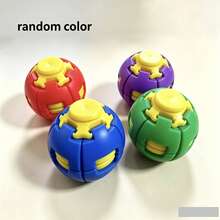 Rotating 3D Printed Stress Relief Fingertip Ball, Squeezable And Pressable, Anti-Anxiety Desktop Fidget Toy, Premium Gift - Multicolor - View 9