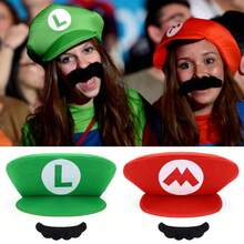asmodee Super Mario Hat Mario Odyssey Mario Hat Halloween Cosplay Role Play Prop, Party Hobby Collectible - Multi-color - View 1