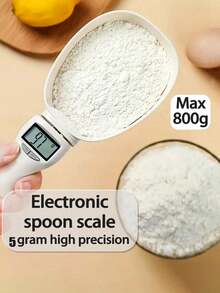 [Best Seller] High Precision 500g Measuring Spoon Scale, Essential Kitchen Electronic Scale. Features Multi-Unit Conversion, Tare Function And Digital Display. Suitable For Weighing Pet Food. Battery Not Included. - Electronic scale spoons - View 6
