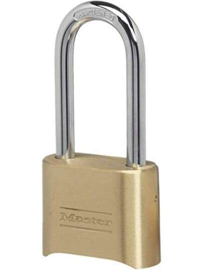 175DLH Set-Your-Own Solid Brass Padlock With 2-1/4-Inch Shackle, 2-Inch