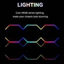 Jungle Leopard Interstallar-V2 120mm ARGB PC 静音 ケースファン 3個 黑 RGB 12cm CPU パソコン ファン Fan デイジーチェーンファン＆簡単なケーブル管理 4Pin PWM インテリジェント温度制御 5V 3Pin ARGB 1850RPM 風量71CFM 高性能静音HDB軸受 ブラック 正向排気 - チェックする 3