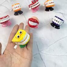 7pcs Wobbly Walking Teeth With Eyes - Moving Teeth Model, Wobbly Mechanical, Novelty Gift, Suitable For Adults, Birthday/Halloween/Christmas Gift, Fun Design (Random Style) - Multicolor - View 6