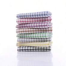 3/6/12/18/24pcs Reusable Durable Plaid Towels, Super Absorbent Soft Lint-Free Multi-Purpose Cleaning Cloths, Perfect For Kitchen Cleaning, Tea Set And Glass Drying [Multi-Color Assorted] - Multicolor - View 3