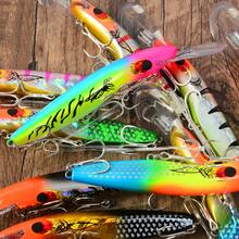 10pcs Long Lip Deep Diving Minnow Lure Set, Heavy Weight Floating Hard Bait, Saltwater Deep Water Fishing Lures For Bass And Grouper - Multicolor - View 6