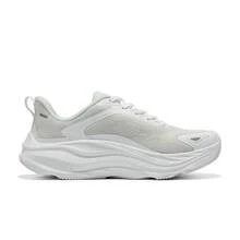 Skechers Women's MAX RUN Series Lightweight High-Elasticity Cushioned Thick-Sole Running Shoes - White - View 3