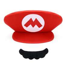 asmodee Super Mario Hat Mario Odyssey Mario Hat Halloween Cosplay Role Play Prop, Party Hobby Collectible - Multi-color - View 6