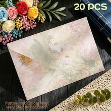 5/10/20pcs Spring Cloud Dream Series High-Quality Vintage Envelopes, Invitation Envelopes, Exquisite Fresh Greeting Cards, 16x11cm, Vintage Chinese Style Envelopes, Wedding Christmas Cards/Letters/Postcards Packaging Envelopes, Back To School Season - Multicolor - View 14