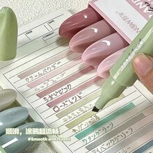 4支漸層螢光筆，軟斜尖頭，快乾不暈染馬卡龍色螢光筆，大容量墨水與舒適握感設計，適合手帳、筆記、繪圖，學生、教師、上班族必備文具 - 漸層系列螢光筆 - 查看 2