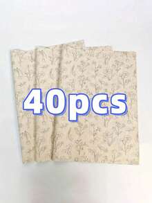 Floral Pattern Semi-Transparent Tissue Paper - Wax Coated, 20x14 Inches, Suitable For Christmas Decoration, Wedding, Valentine's Day, Birthday Gifts, Bouquet Wrapping, Party Gifts, Gift Wrapping Supplies | Decorative Tissue Paper | Wax Coated Paper, Gift Wrapping Supplies, Tissue Paper, Tissue Paper/Halloween Wrapping Paper, Gift Wrapping Paper, Christmas Tissue Paper/Christmas Wrapping Paper - Multicolor - View 17