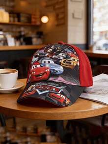 Disney 1pc Baseball Cap With Car Cartoon Pattern, Strong UV Protection, Sun Protection And Breathable. Suitable For Daily Home Use, Party Decoration And As A Gift For Friends. - A - View 6
