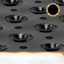 Black Non-Slip Bathtub Mat 101 * 40 Cm, Extra Long, Anti-Slip Shower Mat For Bathtub And Shower - 1pc - View 2