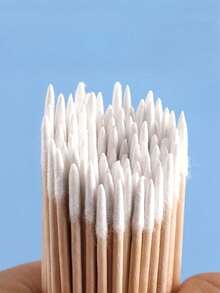 10/100/300/500pcs Double-Ended Nail Polish Applicator Sticks, Small Double-Ended Eyebrow Makeup Applicator Tools, Approx. 100pcs/Pack (Packaging Options 1/2/3/5 Packs) - / - View 7