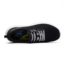 Skechers Men's Lightweight Breathable Casual Walking Shoes For Daily Wear And Commuting - Black - View 4