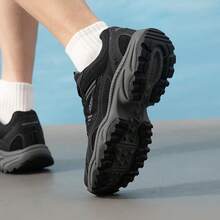 Skechers Men's Vintage Outdoor Style Thick Sole Casual Shoes Dad Shoes - Black - View 6