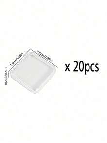 26/20/16/10/5pcs Transparent Nail Art Storage Box, Fake Nail Storage Box, Nail Tip Storage Box, Nail Art Display Box, Artificial Nail Storage Box, Nail Art Tool Storage Box, Travel Storage Box, Desktop Storage Box, Vanity Accessories, Jewelry Box, Cosmetic Storage Box - Multicolor - View 7
