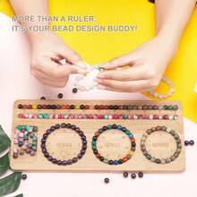 Bead Board For Jewelry Making, Bracelet Making Kit, Compact Portable | Jewelry Starter Kit, Jewelry Making Supplies, Bracelet Design Board, Bracelet - White - View 5