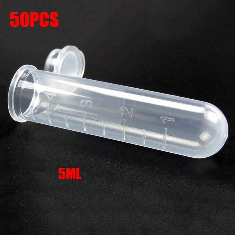 Tabung Sentrifugasi Mikro Plastik Transparan 2ML/5ML/10ML Perlengkapan Laboratorium, Klip Tabung Uji, Tutup Wadah Laboratorium, Tabung Uji Sentrifugasi Laboratorium dengan Tutup Jepit Anti Bocor dan Skala Graduasi yang Jelas, Perlengkapan Sekolah, Kembali ke Sekolah - Berbagai gaya - View 12