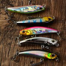5pcs Sinking Pencil Lure Set, Laser Reflective Hard Bait, Long Cast Vibrating Fishing Lures For Bass And Perch - Multicolor - View 4