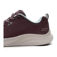 Skechers Women's Mesh Patchwork Comfortable Lightweight Cushioned Walking Shoes For Daily Commute And Work - Mauve Purple - View 9