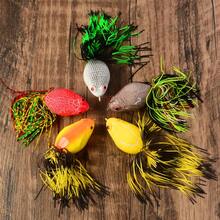 5pcs Floating Frog Lure Set, Realistic Frog-Shaped Hard Bait, Surface Fishing Lures For Snakehead And Fishing - Multicolor - View 3