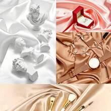 Satin Photography Backdrop Texture Photo Props | Glossy Cloth Backdrops For Goods,Cosmetics, Nail,Crafts, Jewelry, Food Photoshoot And Flat Lay - Multicolor - View 5