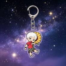 12pcs/Anime Keychain Acrylic Material Pendant, Double-Sided Layered High-Definition Pattern, Suitable For Unisex Bag Charm, Personal Hobby Small Gift, Commemorative Collection Keychain, Fan Essential - Multicolor - View 3