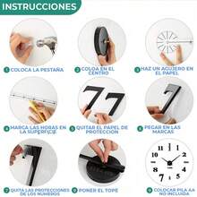 Large 3D Frameless Wall Clock Modern Silent Wall Clock - 1 Game - View 2