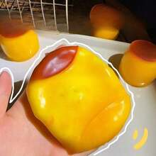 Caramel Pudding Bell Pepper Squishy Kit Squeaky Building Block Fidget Ball Soft TPR Slow Rebound Anxiety Relief Sensory Toy For Kids Adults ADHD Focus Desktop Decor Party DIY Craft Kit - Multicolor - View 6
