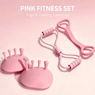 Banda de resistencia para mujeres para apertura de espalda, entrenamiento de hombros y adelgazamiento de espalda / Banda de estiramiento de yoga para espalda en casa con cuerda elástica de silicona gruesa / Entrenador de arco para modelado de piernas, equipo de fitness