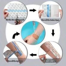 1/3 Roll Transparent Elastic Waterproof Bandage, Round Transparent Film, Transparent Tape, Shower Tattoo, Christmas Gift, Birthday Gift - Standard - View 6