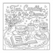 A Comfortable And Cozy Coloring Book With 24 Pages Of Peaceful Doodle Patterns, Helps Relax The Mind, Suitable As A Gift For Women, Applicable For Back To School, Halloween Gifts, Mindfulness Meditation And Other Occasions. - Cozy Coloring Book - View 3