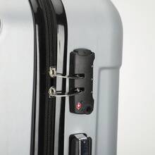 Three Piece Set Of Dirt Resistant Dark Gray Luggage, ABS Pressure Resistant And Wear-Resistant Boarding+Short Distance+Long Distance One Set Complete - A - 查看 5