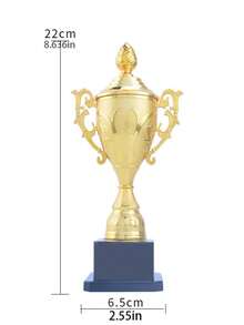 1 Set Universal Plastic Gold Trophy - Suitable For Events, Competitions, Parties And Small Games. Award Prizes To Winners - Large Trophy - View 17