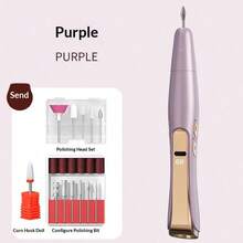 Professional Electric Nail Polish Machine, With LCD Display, Multi Speed Adjustable Portable Rechargeable Nail Polish, Suitable For Acrylic Acid/Gel Nail Polish Removal, Suitable For Home And Salon Use, Home Nail Polish Set, USB Charging - Multicolor - View 13