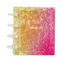 Acrylic Mushroom Card Album Gradient Ice Crystal 3 Inch Idol Photo Card Storage Album Graduation Commemorative Album - Multicolor - View 4