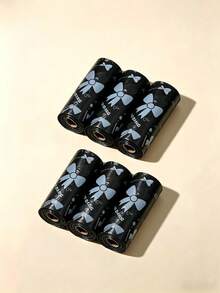 75入/45入 嬰兒垃圾袋 粉色蝴蝶結可愛款 尿布收集垃圾袋 - 彩色 - 查看 2