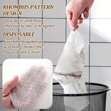 1 Set Mopa Electrostática para Polvo, Uso en Seco y Húmedo, Mopa Plana, Papel Electrostático Desechable para Limpieza de Suelos del Hogar, Paño de Limpieza Electrostática para Mopa (Algunas Partes de Color Aleatorio) - A - Ver 7