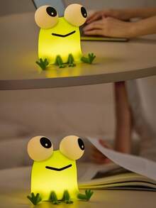 GLOOPRO Frog Night Light Bedside Lamp 3-Level Dimmable Timer Function USB Rechargeable Touch Sensor Suitable For Children And Teenagers Bedroom Party Bookshelf Sofa Vanity Birthday Holiday Gift Decorative Light - Frog Night Light - View 10