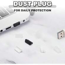 10PCS USB-A Silicone Dust Plug Cover, USB Port Protector Dustproof Caps 13*7*6mm For Laptop Notebook PC Charging Ports - View 3