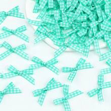 (100pcs/Pack) 3.5cm Plaid Colorful Mini Bows Ribbon Bows Gift Box Wedding Candy Box Packaging Decoration Handmade Hair Accessories - Multicolor - View 13
