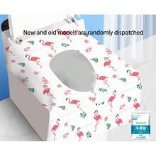 10pcs Disposable Toilet Seat Covers, Travel Essentials, Large Waterproof Toilet Pads, Suitable For Home, Travel, Public Restrooms, Full Coverage Toilet, Mother's Day Gift - Multicolor - View 4
