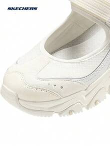 Skechers Women's Velcro Mary Jane Platform Chunky Dad Sneakers - White - View 9