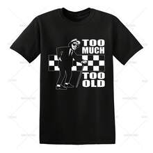 Vintage T-Shirt For Men, Hip Hop Streetwear For Women, Casual Harajuku Oversized Cotton Retro Crew Neck, Unisex Short-Sleeve Hip Hop Top. - Shape - View 1