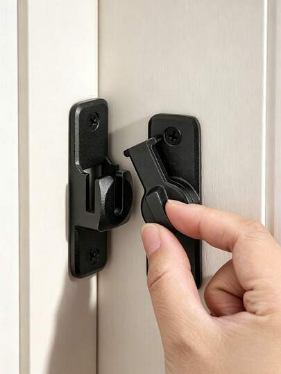 90/180 Degree Flip Latch | Safety Protection Sliding Latch | Flip Latch Lock, Suitable For Barn, Garden, Bathroom, Cabinet, Window And Sliding Door