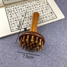 Universal Gua Sha Comb, Waist Massage For Abdominal Discomfort Relief, Head Shoulder Neck Unblocking, Brush-Style Massage - View 8