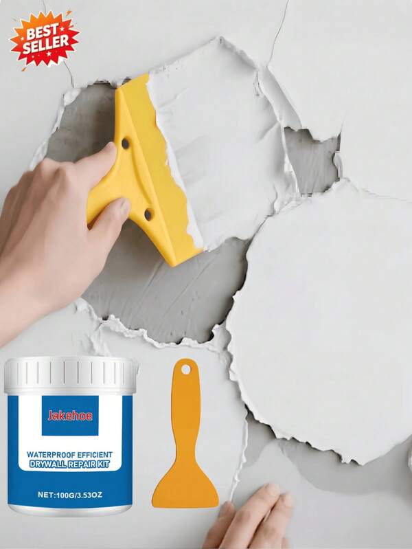 Daily Wall Repair Kit, Fast-Drying Long-Lasting Protection, Suitable For Various Wall Crack Repair Paste, Easily Fixes Stains On Walls, Conceals Defects, Makes Walls Look Brand New, Household Essential, Convenient To Use, Quick Repair, Practical Gift For Family And Friends On Holidays